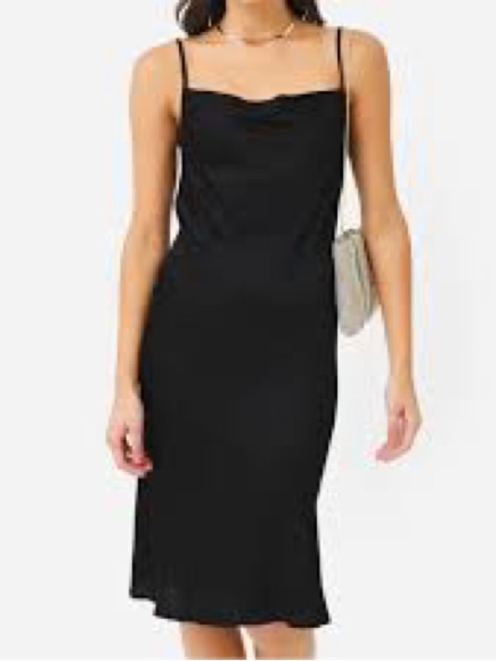 STARK X Silky Solid Lola Dress Black BNWT